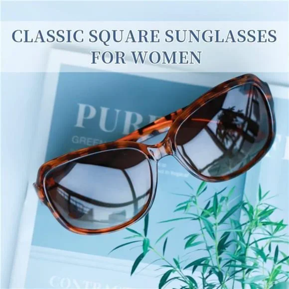 Polarized Sunglasses Womens A09 Trendy Polarized Sunglasses, Tortoise